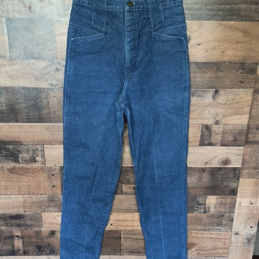 Vintage Wrangler Dark Wash Jeans Sz 30X36 Tall Women